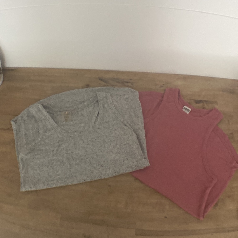 Calia and Pink Flowy Tanks